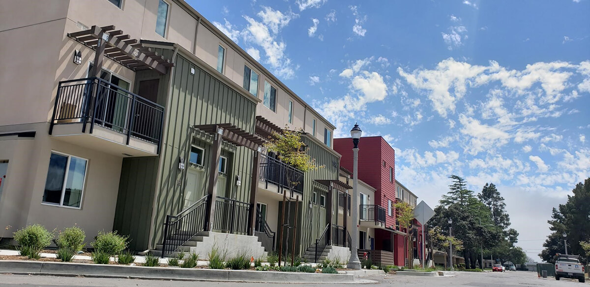 outside Westview Village building