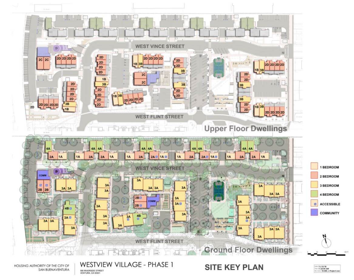 Westview Village - Phase I site plan map