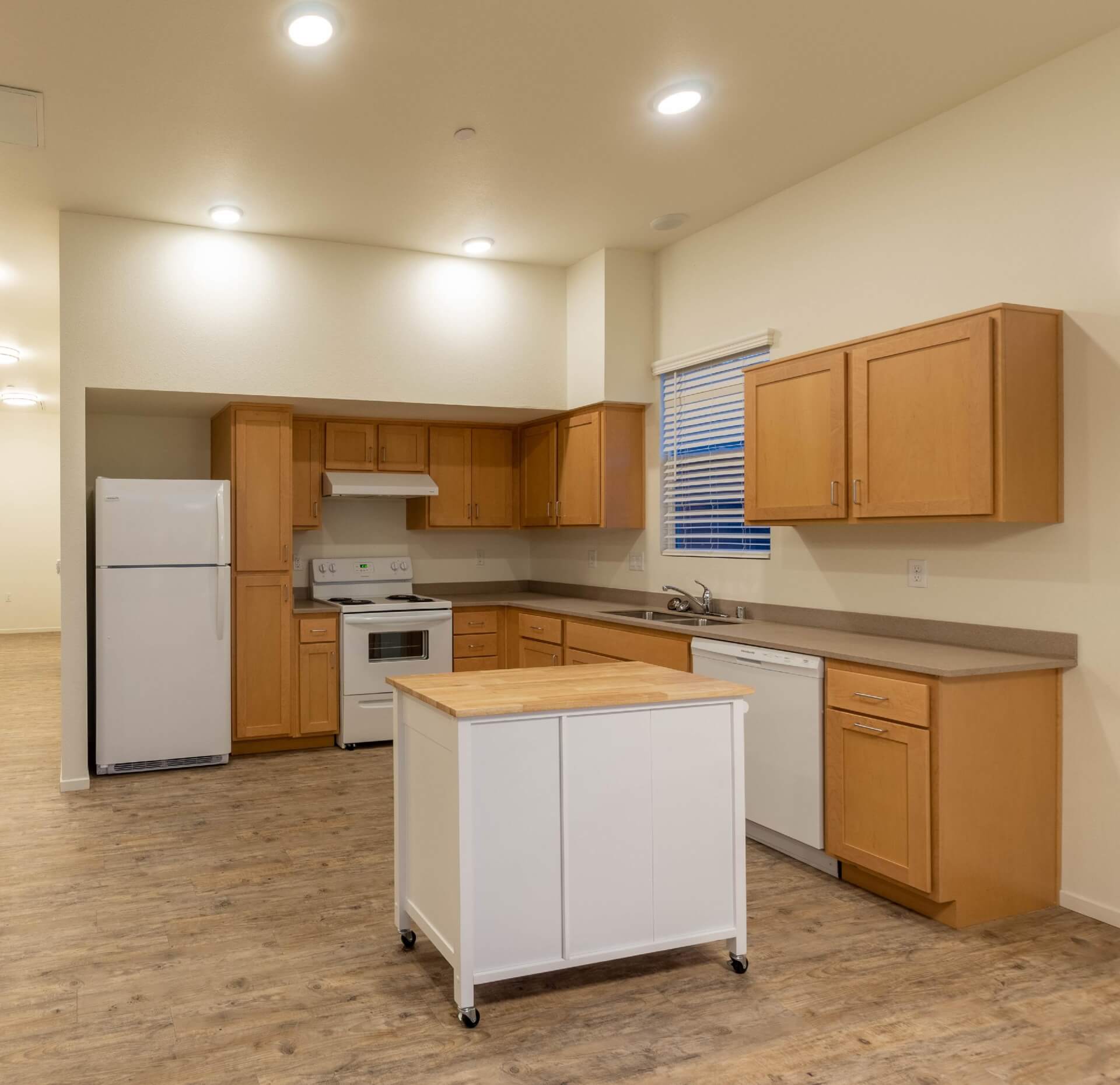 inside a Rancho Verde kitchen