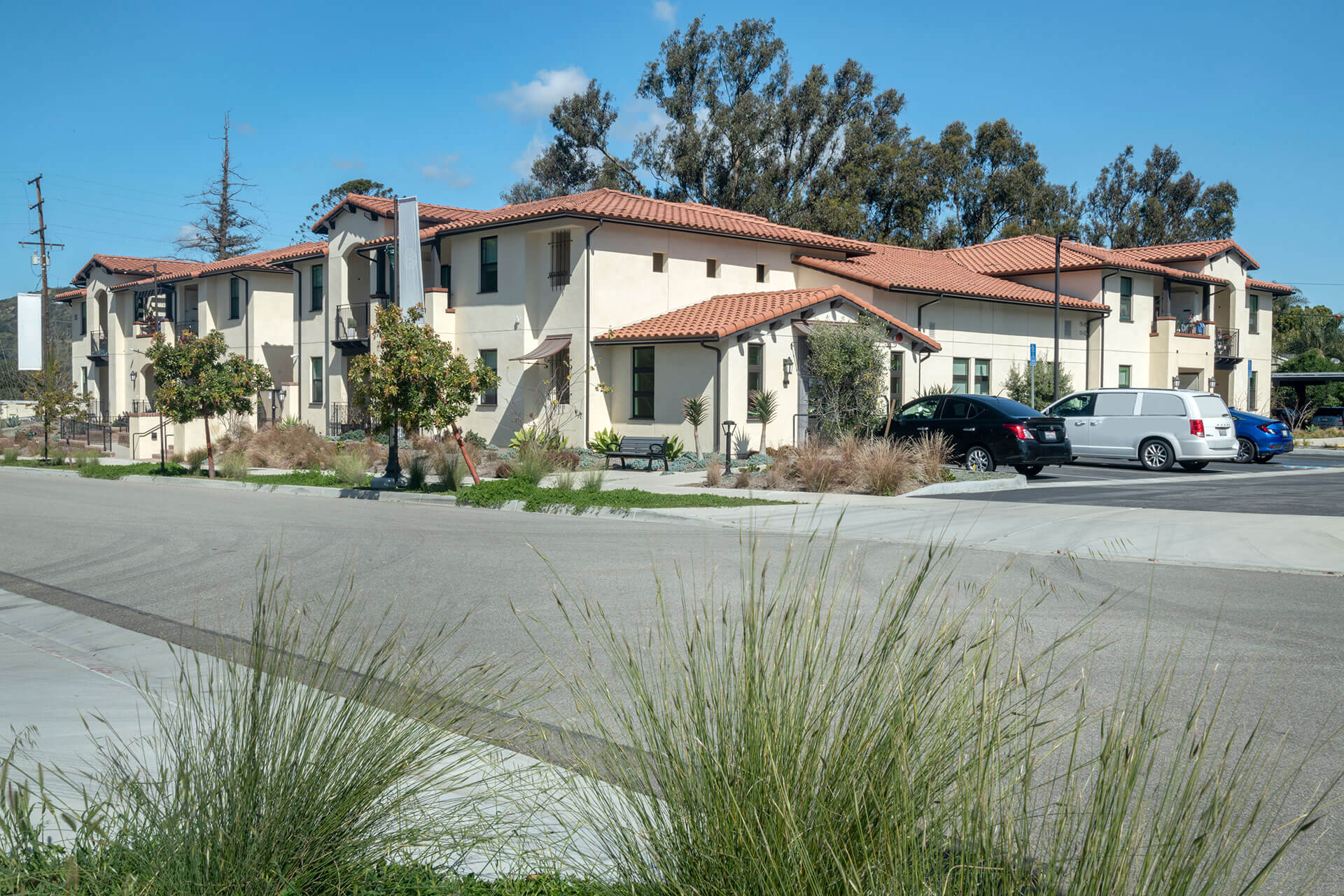 Willett Ranch senior apartments exterior building